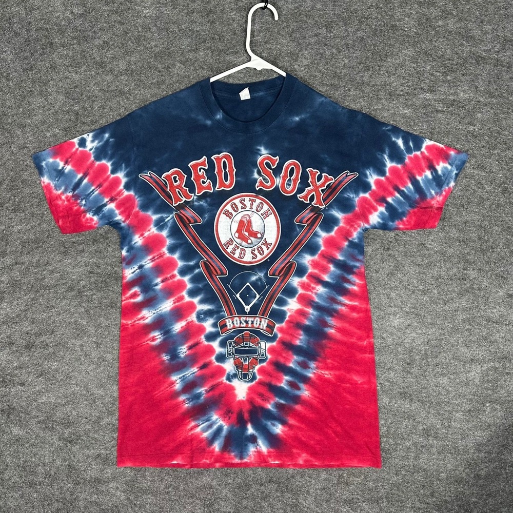 Boston Red Sox Tie Dye T Shirt‎ Adult Medium 2014 MLB